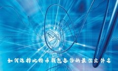 如何选择比特币钱包备份